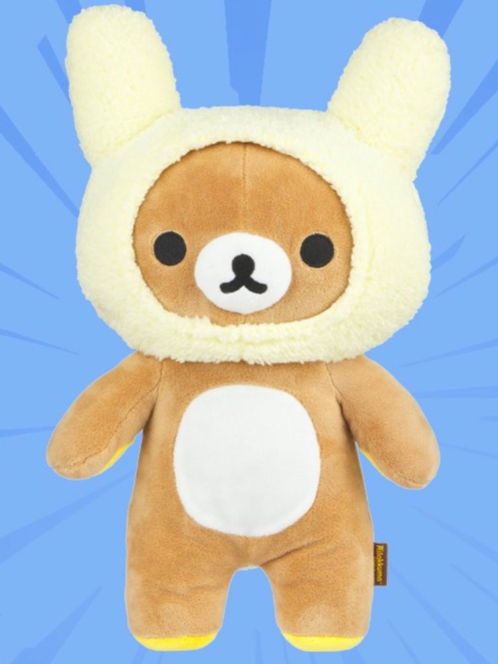 Rilakkuma Bear with Bunny Ears Plush
